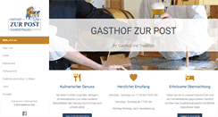 Desktop Screenshot of gasthof-post-vohenstrauss.de